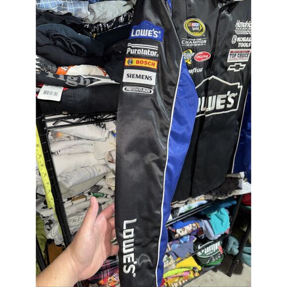 Vintage Chase Authentics Jimmie Johnson Lowe’s Racing Jacket Size Xxl - Picture 3 of 7